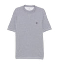 Logo-embroidered T-shirt