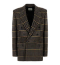 Embroidered Wool Blazer