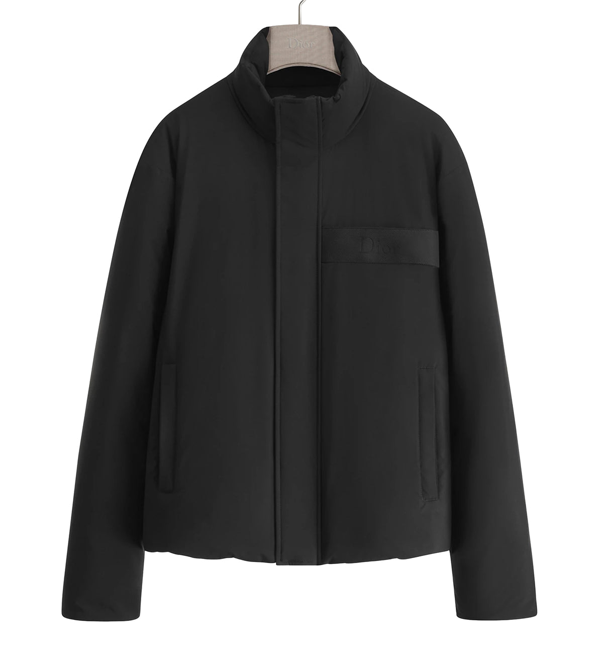 Down Jacket with Dior Jacquard Band