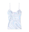 Marmo Print Silk Top