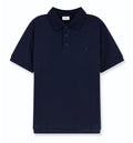 Piqué cotton polo shirt with Cassandre embroidery