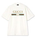 Silk blend jersey T-shirt with print