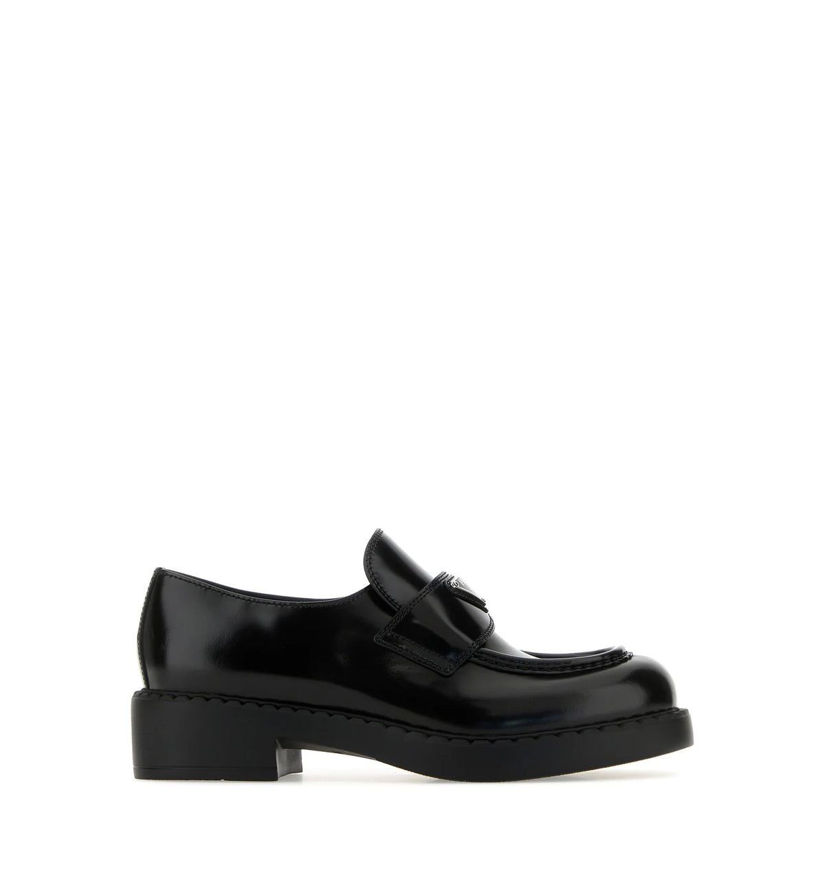 Brushed Leather Loafers