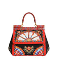 Small Carretto-Print Sicily Handbag