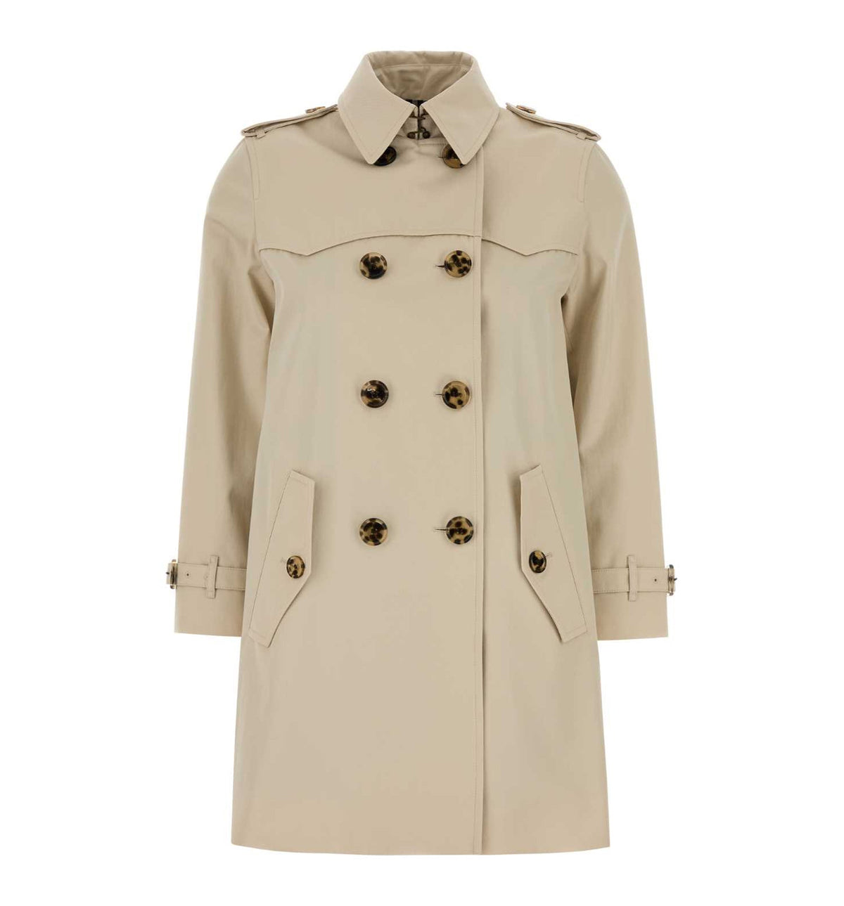 Short Summerside Gabardine Trench Coat