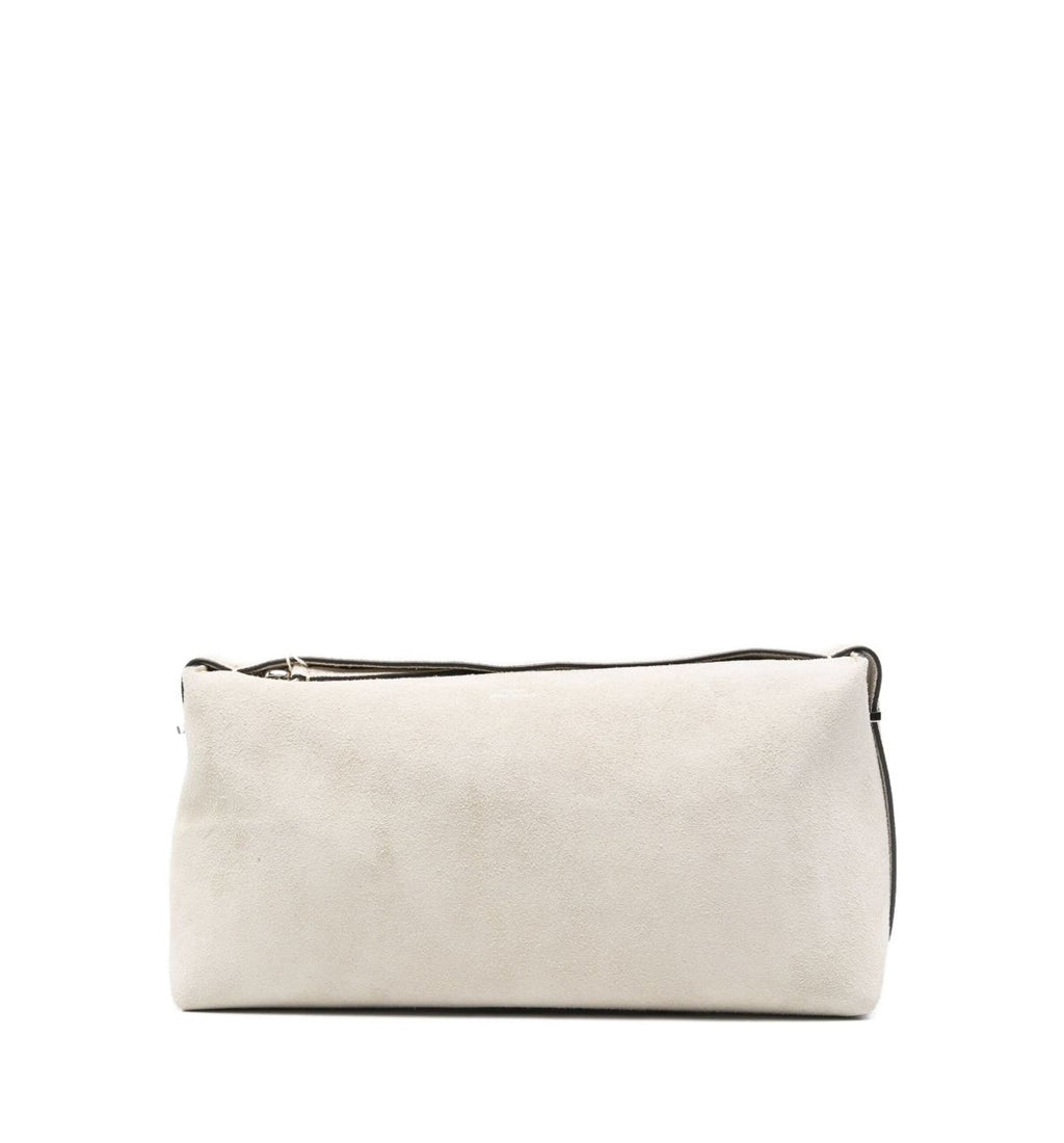 Scoop Suede Clutch