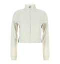 Rib cotton zip sweatshirt with Web