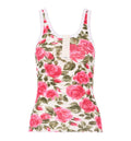 Henley Tank Top In Cotton Jersey