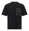 Re-Nylon And Jersey T-Shirt