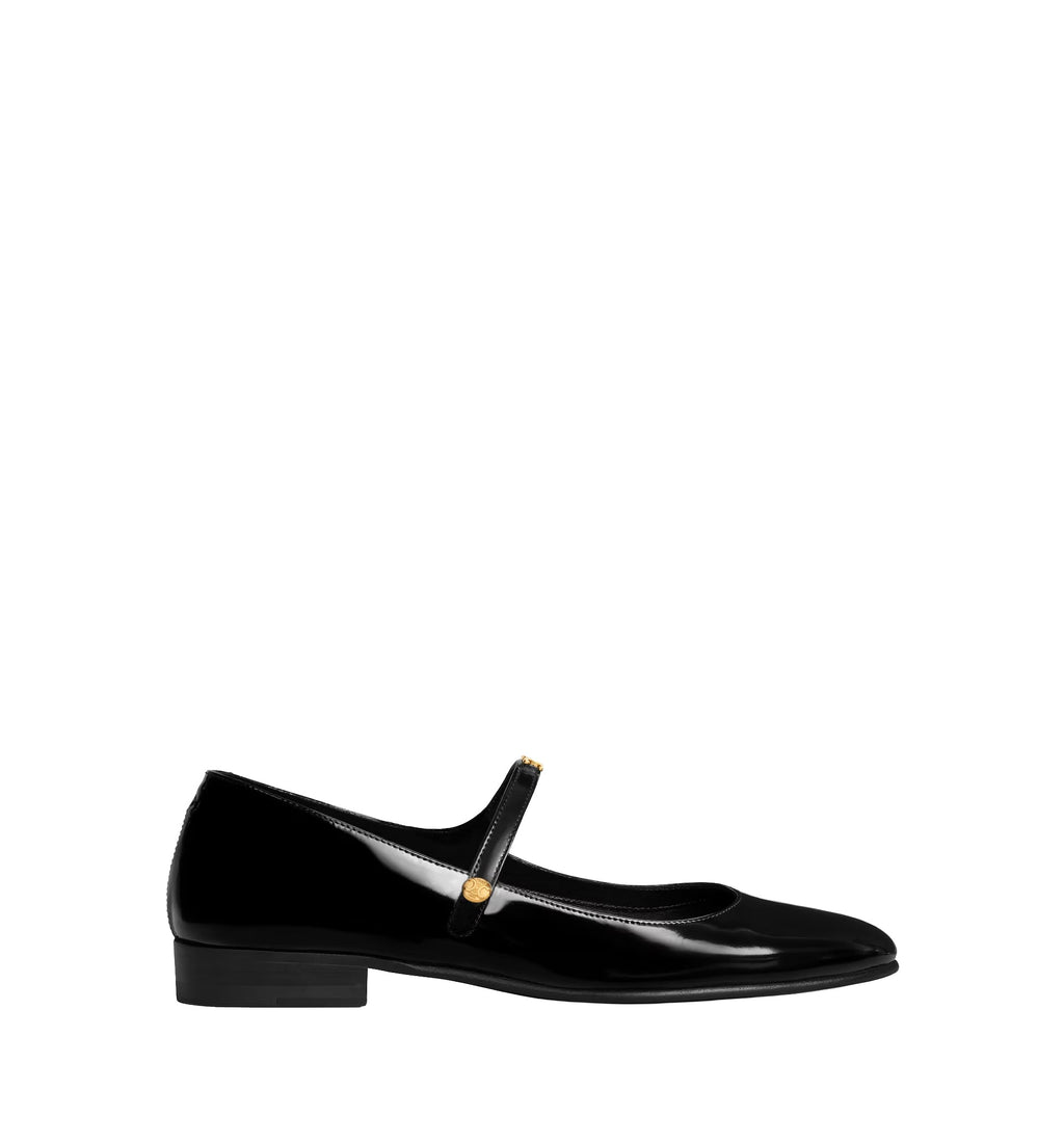 City Ballerina In Glossy Calfskin