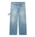 Wide Leg Jeans 001 In Cotton Denim