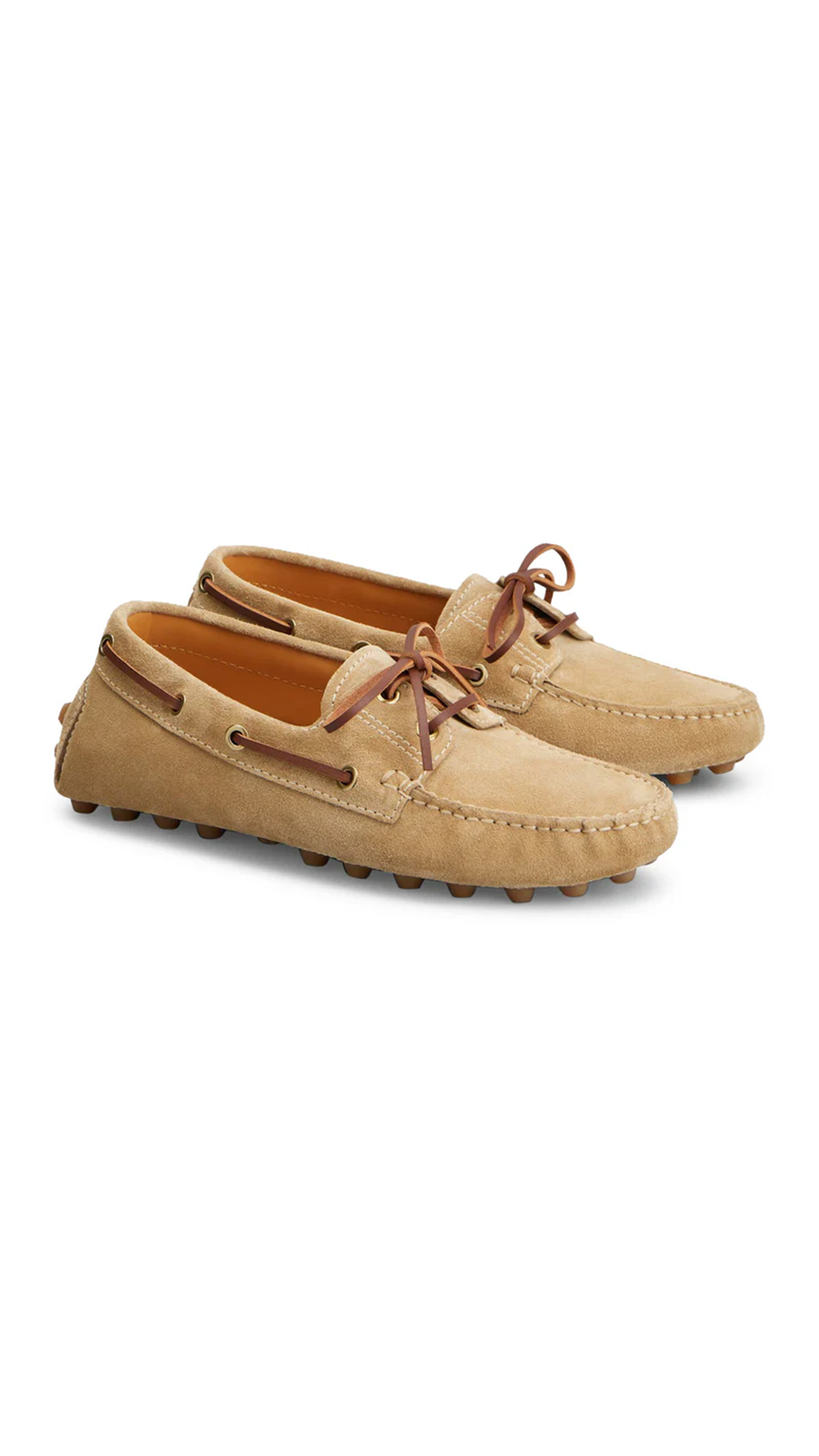 Boat Gommino Bubble in Suede - Beige