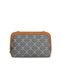 Clutch on Chain in Jacquard Triomphe All Over