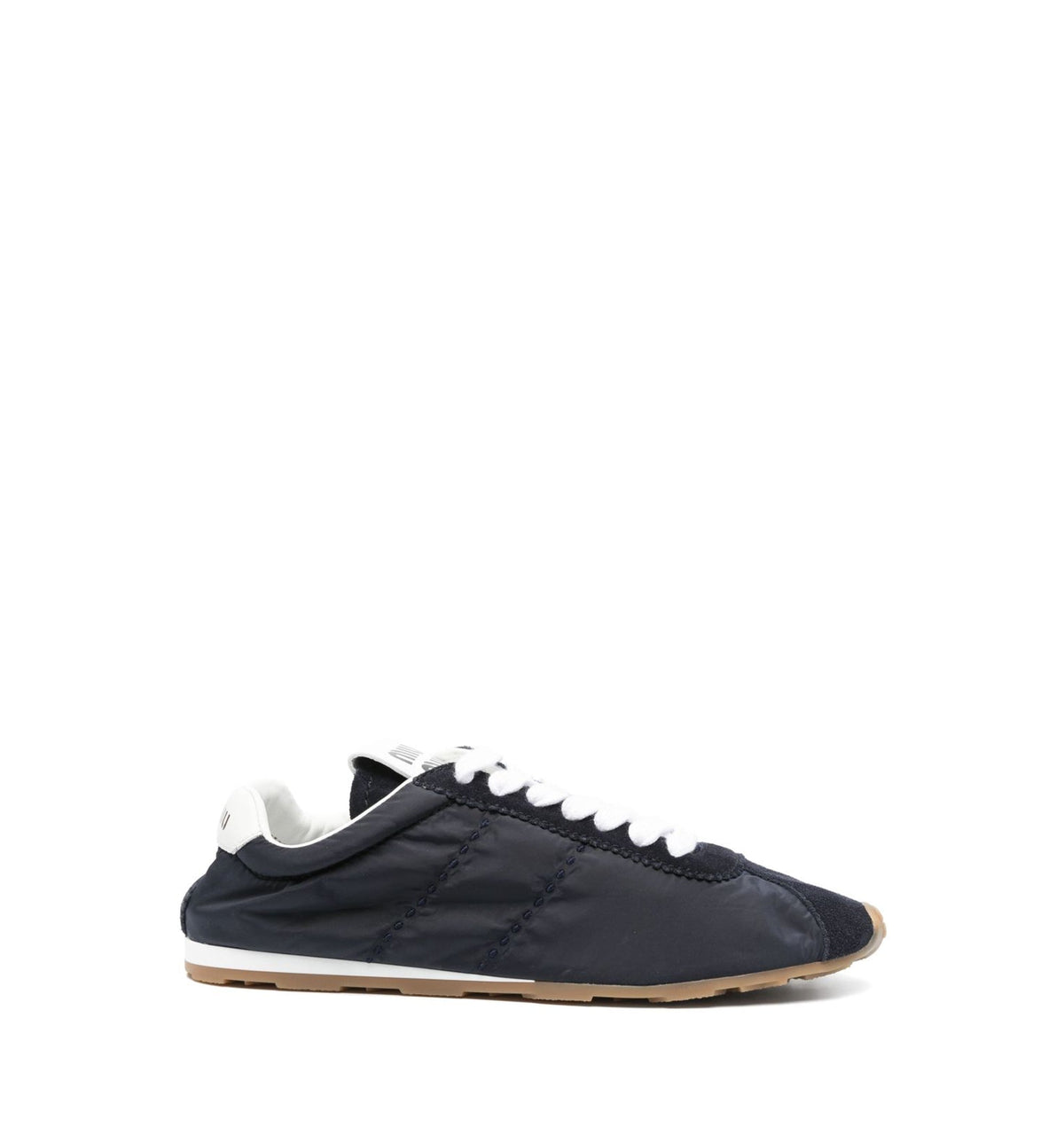Plume Technical Fabric And Suede Sneakers
