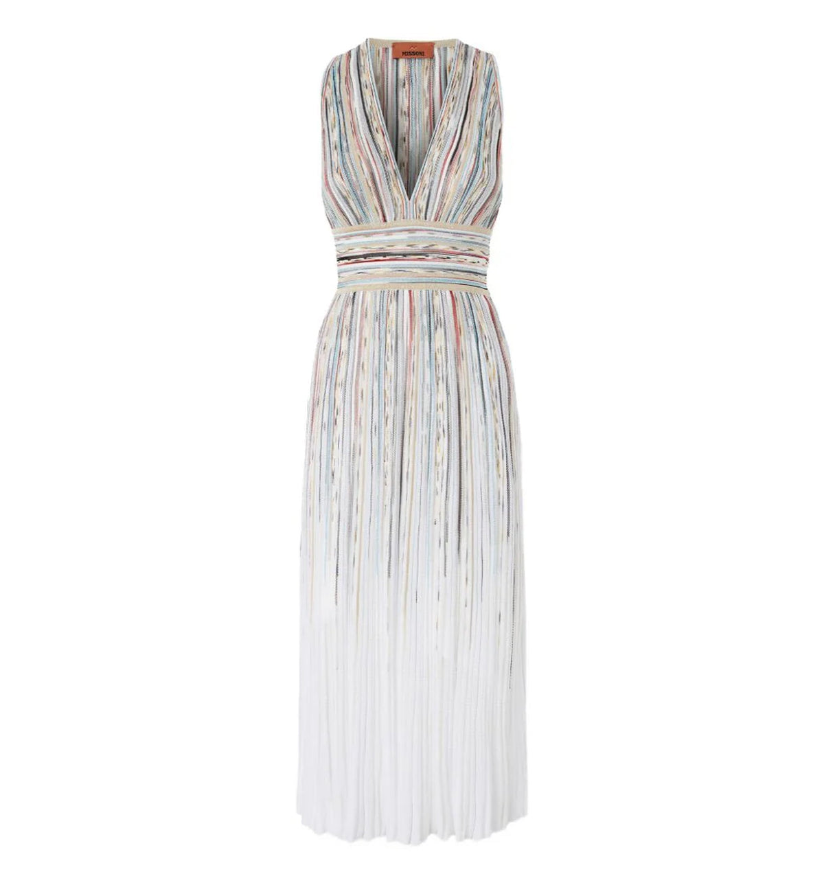 V-Neck Midi Dress