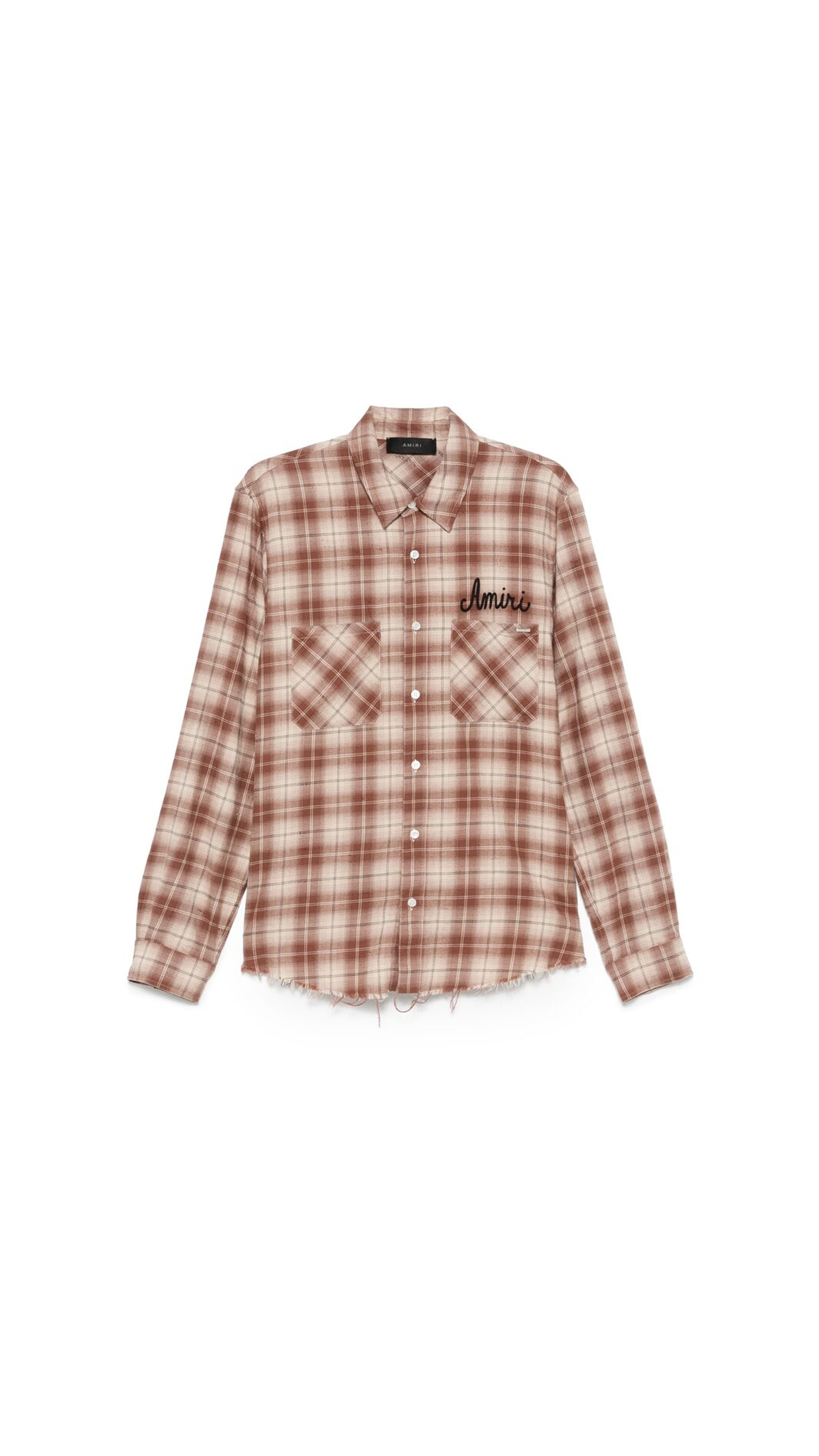 Check Flannel Shirt - Red