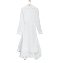 Draped Dress In Cotton