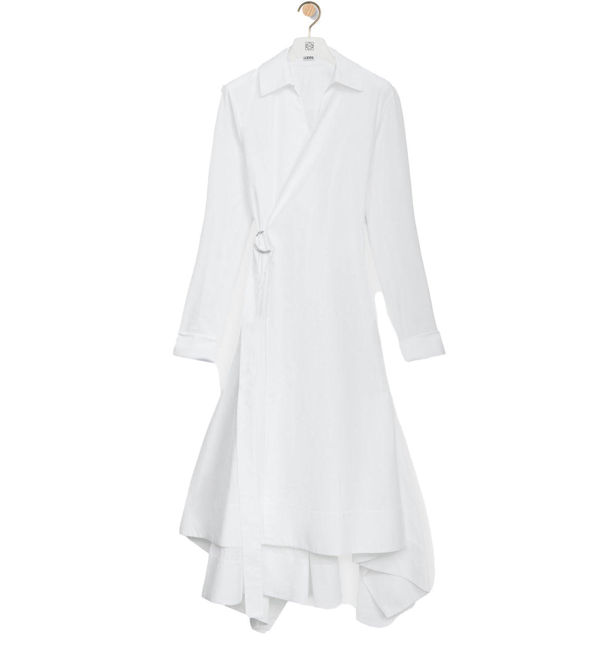Draped Dress In Cotton