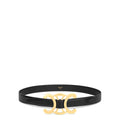Leather belt with Triomphe logo