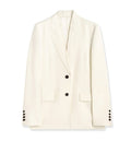 Raw lapel jacket