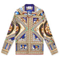 Plafond Orne De Musique Long Sleeve Silk Shirt
