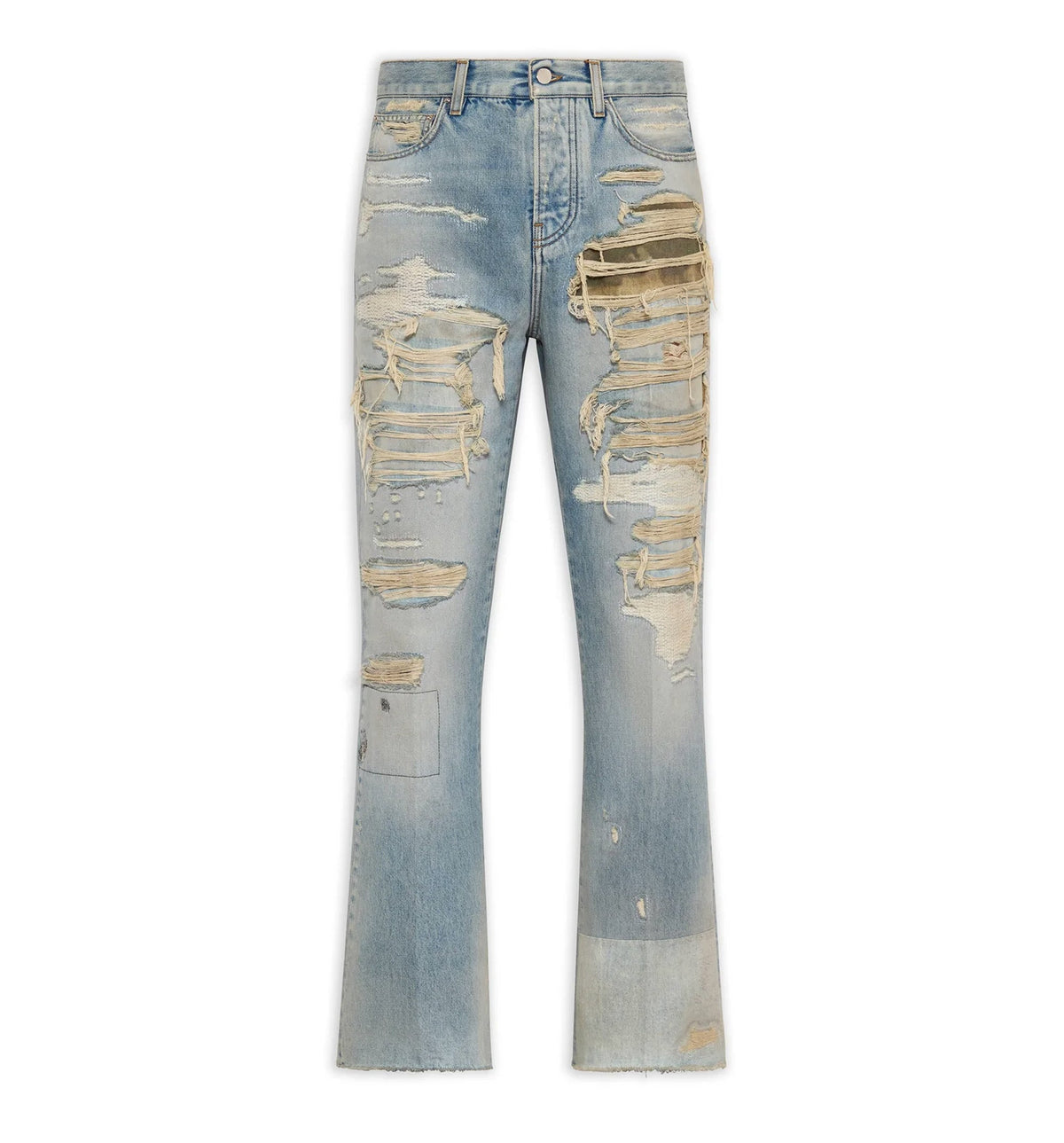 Camo Repair Boot Cut Jean