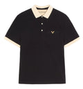Cotton Piqué Polo Shirt With VGold