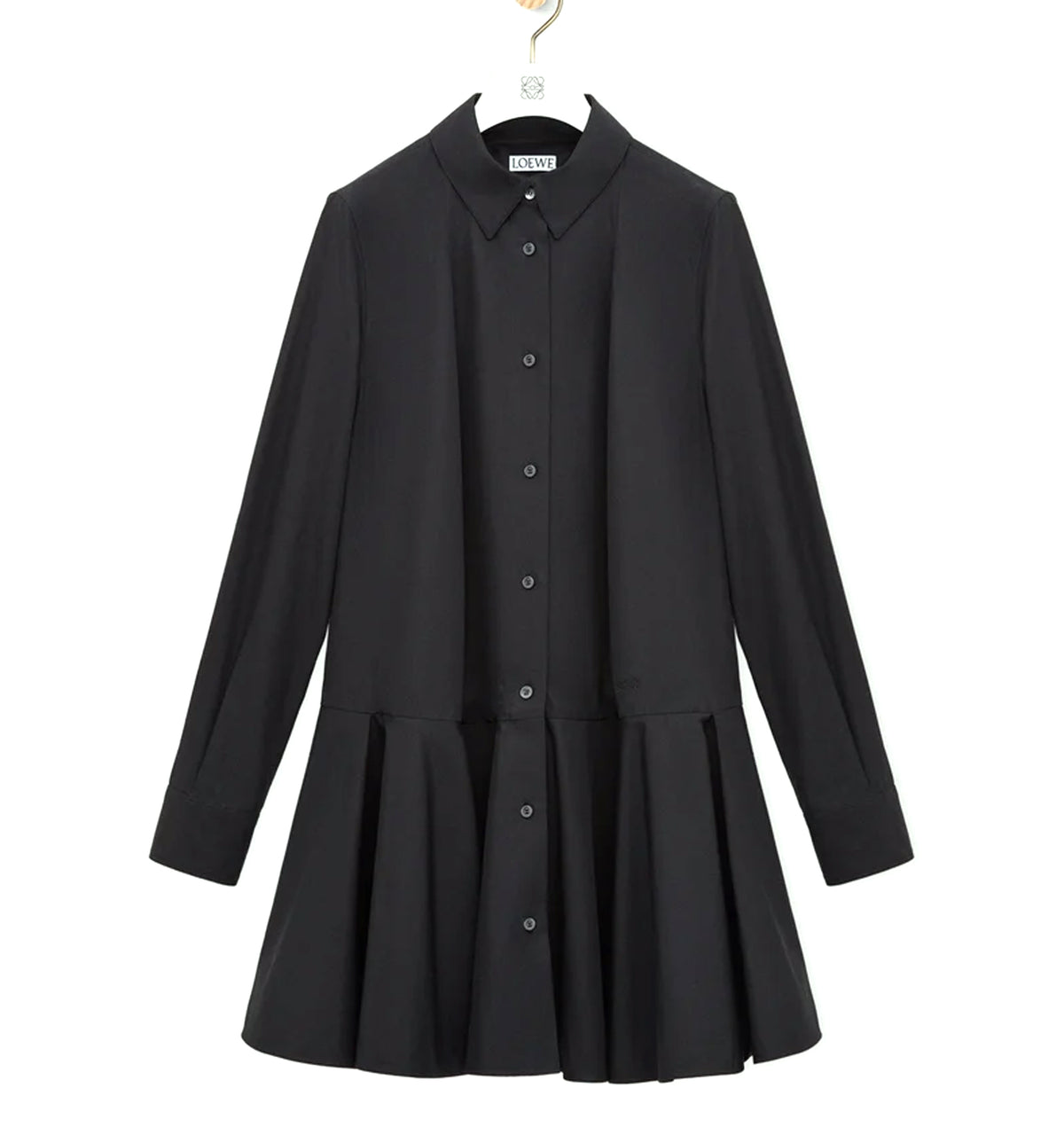 Shirt dress in cotton