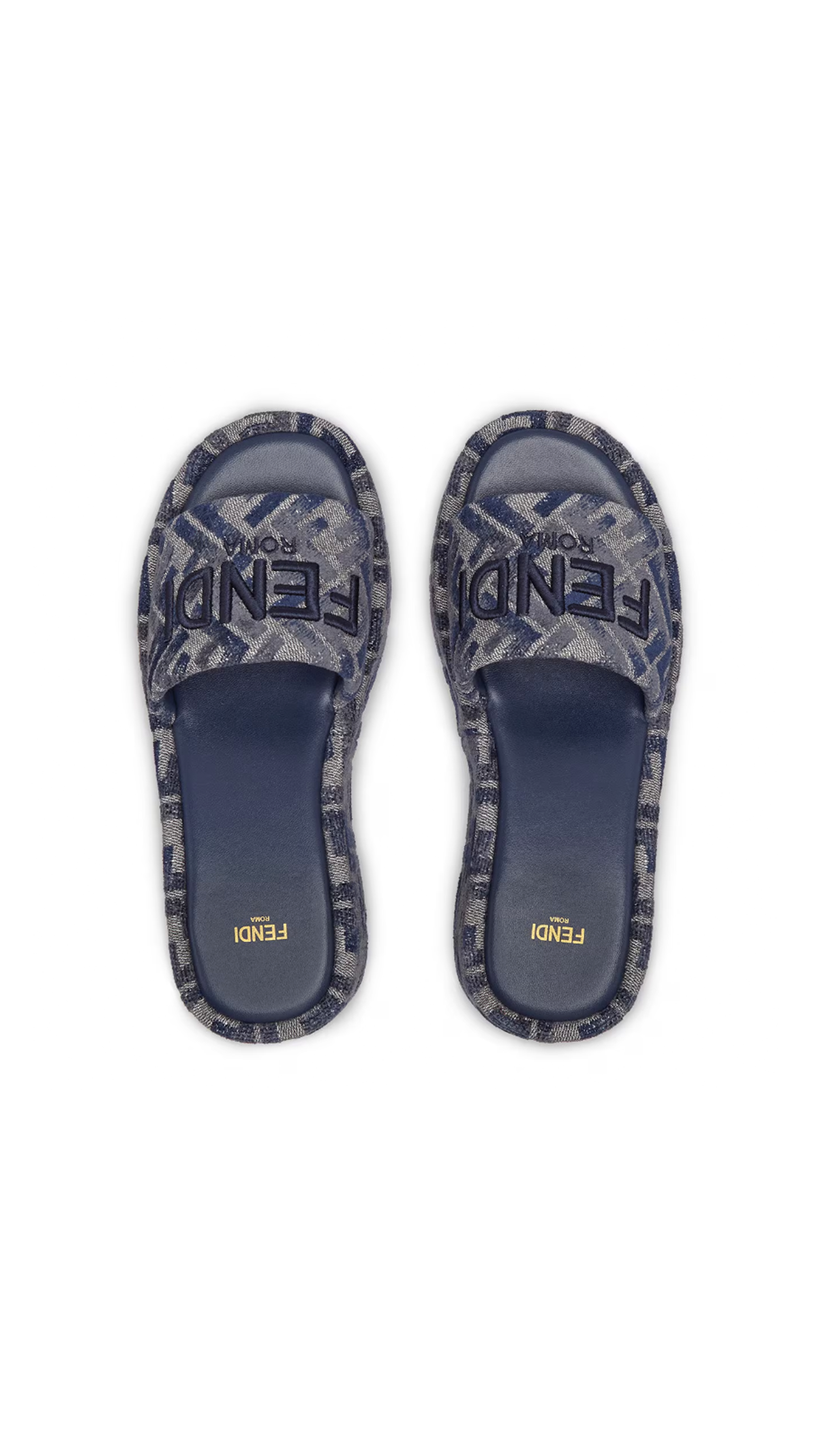 FF Denim Sunshine Slide - Blue