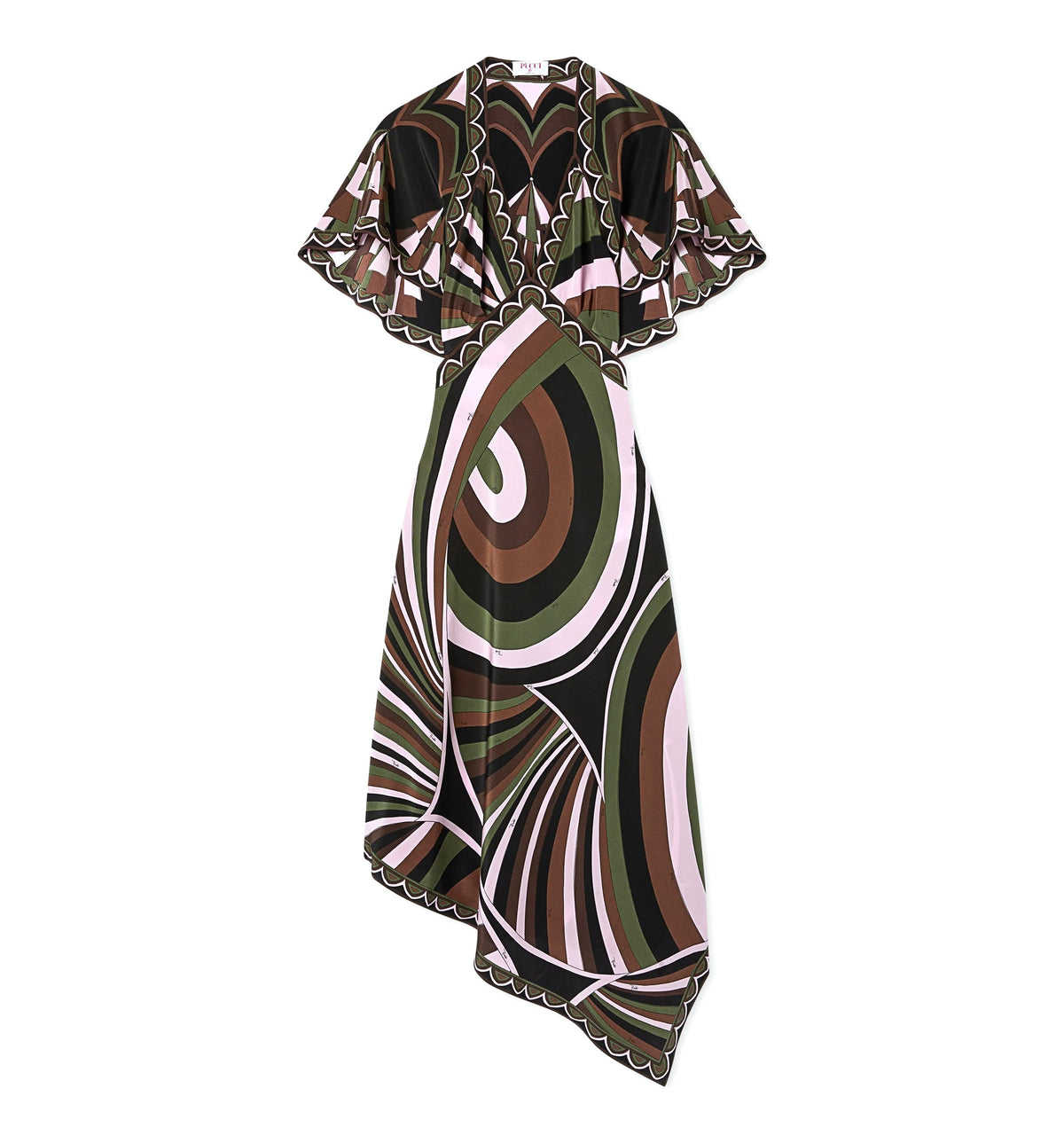 Iride and Baiadera Print Crêpe de Chine Dress