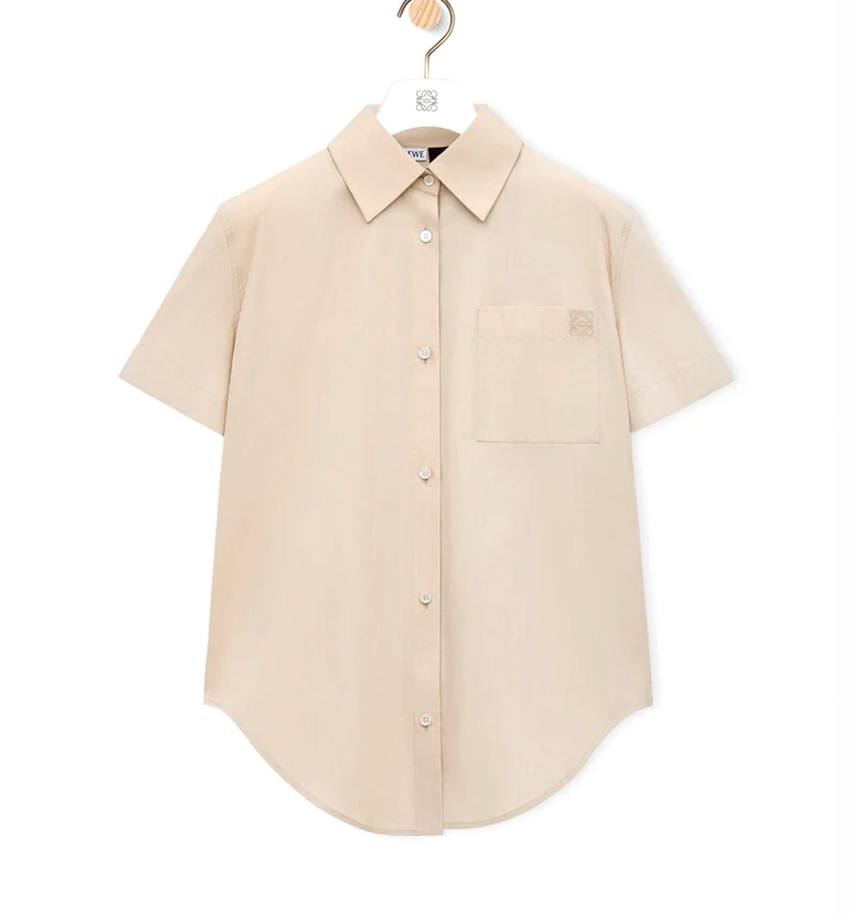 Short sleeve shirt in cotton