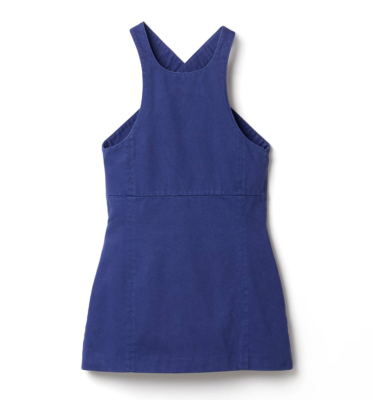 Garment-Dyed Gabardine Mini-Dress