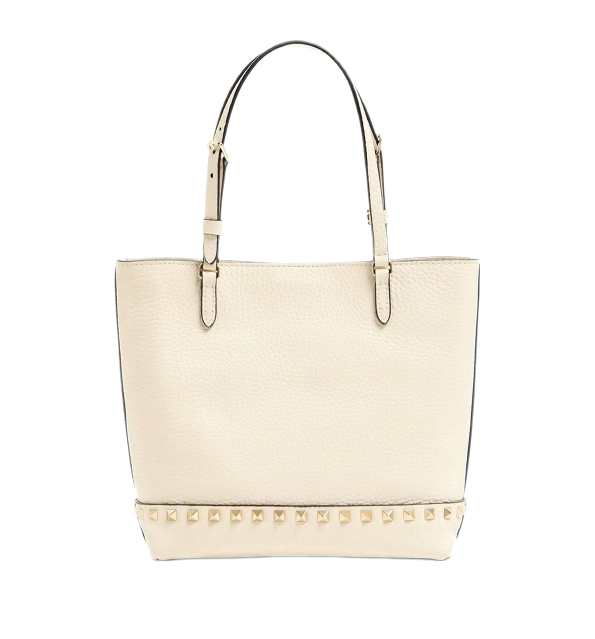 Rockstud small leather tote