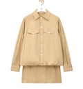 Dress In Cotton And Silk