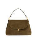 T-Lock Suede Tote Bag