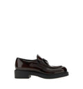 Chocolate Brushed Leather Loafers