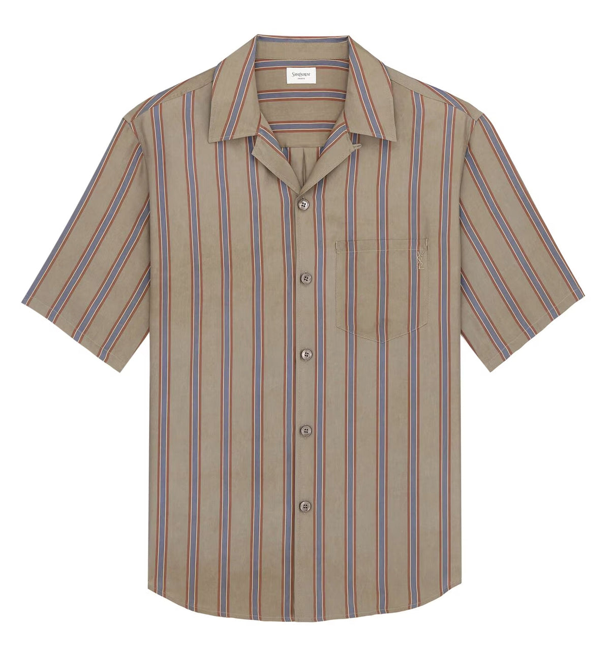 Cassandre Shirt In Striped Cotton Twill