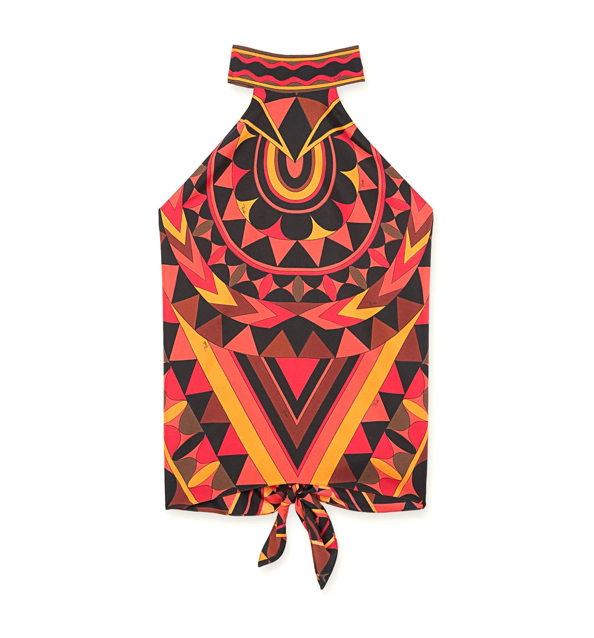 Manuba Print Silk Top