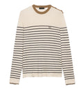 Striped Linen and Cotton Sweater