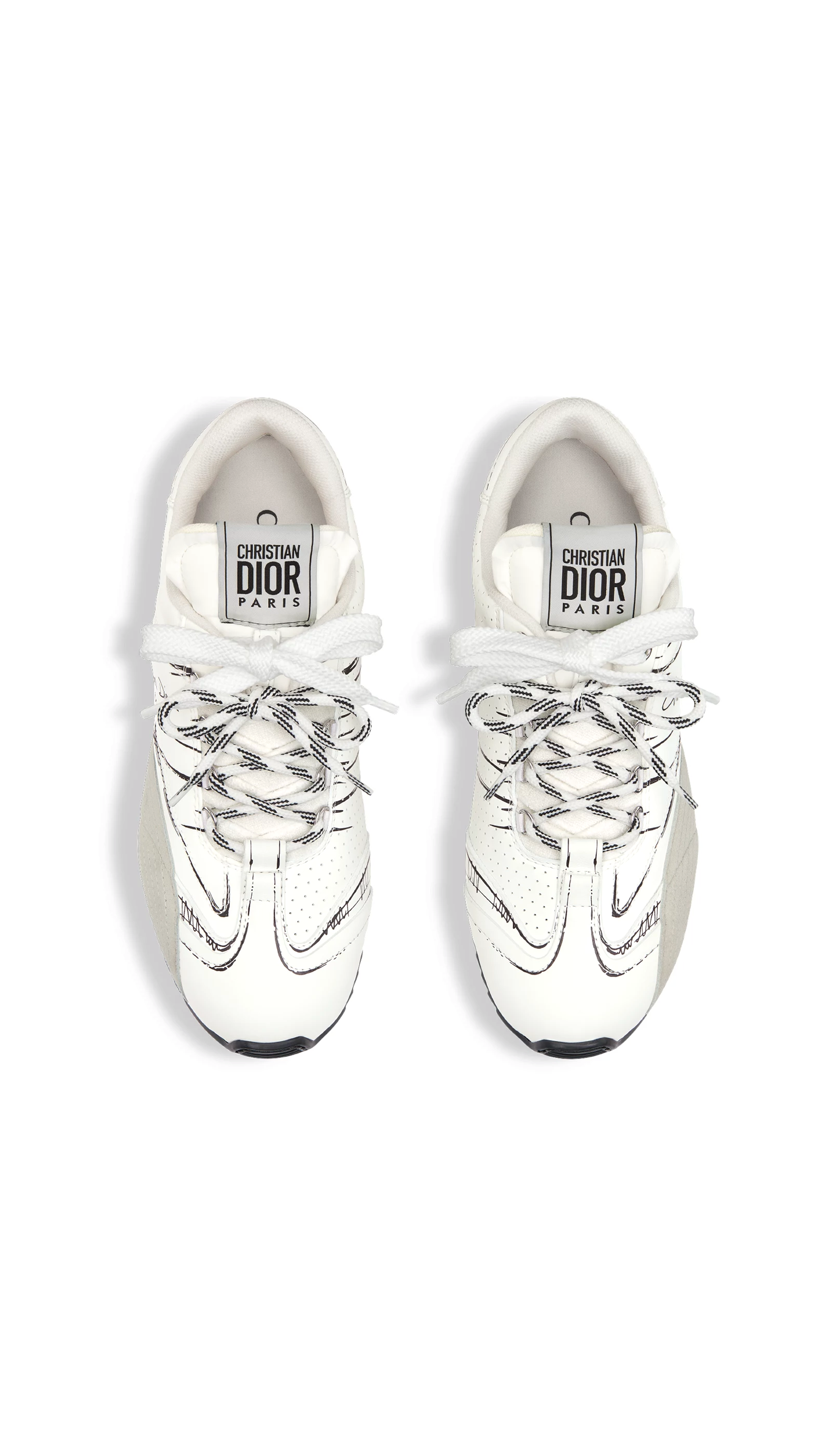 D-Sketch Sneaker - White/Black