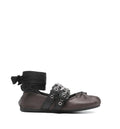 Crust Calf Leather Ballerinas