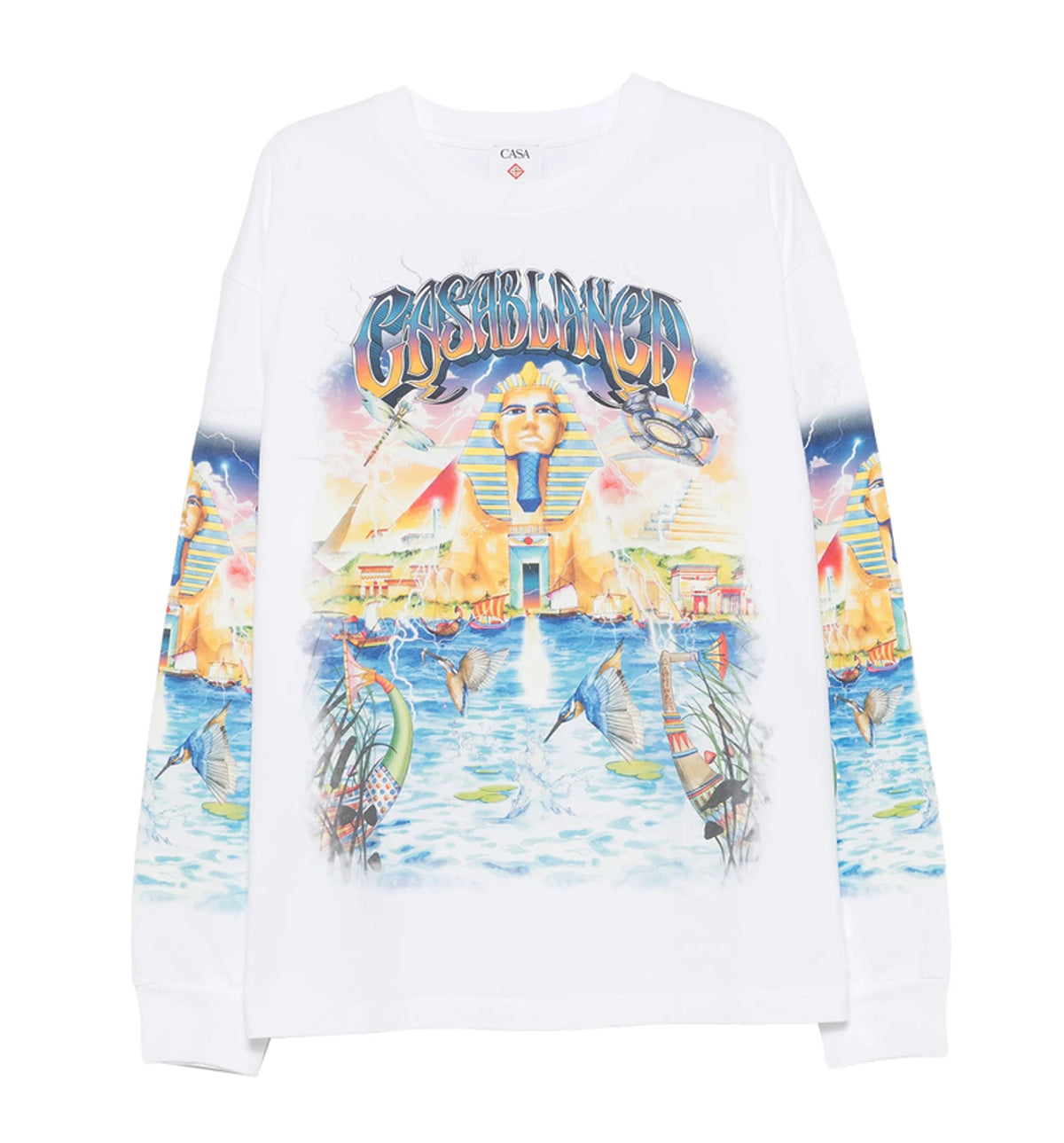 White Egypt As It Was Long Sleeve T‑Shirt