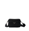 Re-Nylon and Saffiano Leather Shoulder Bag