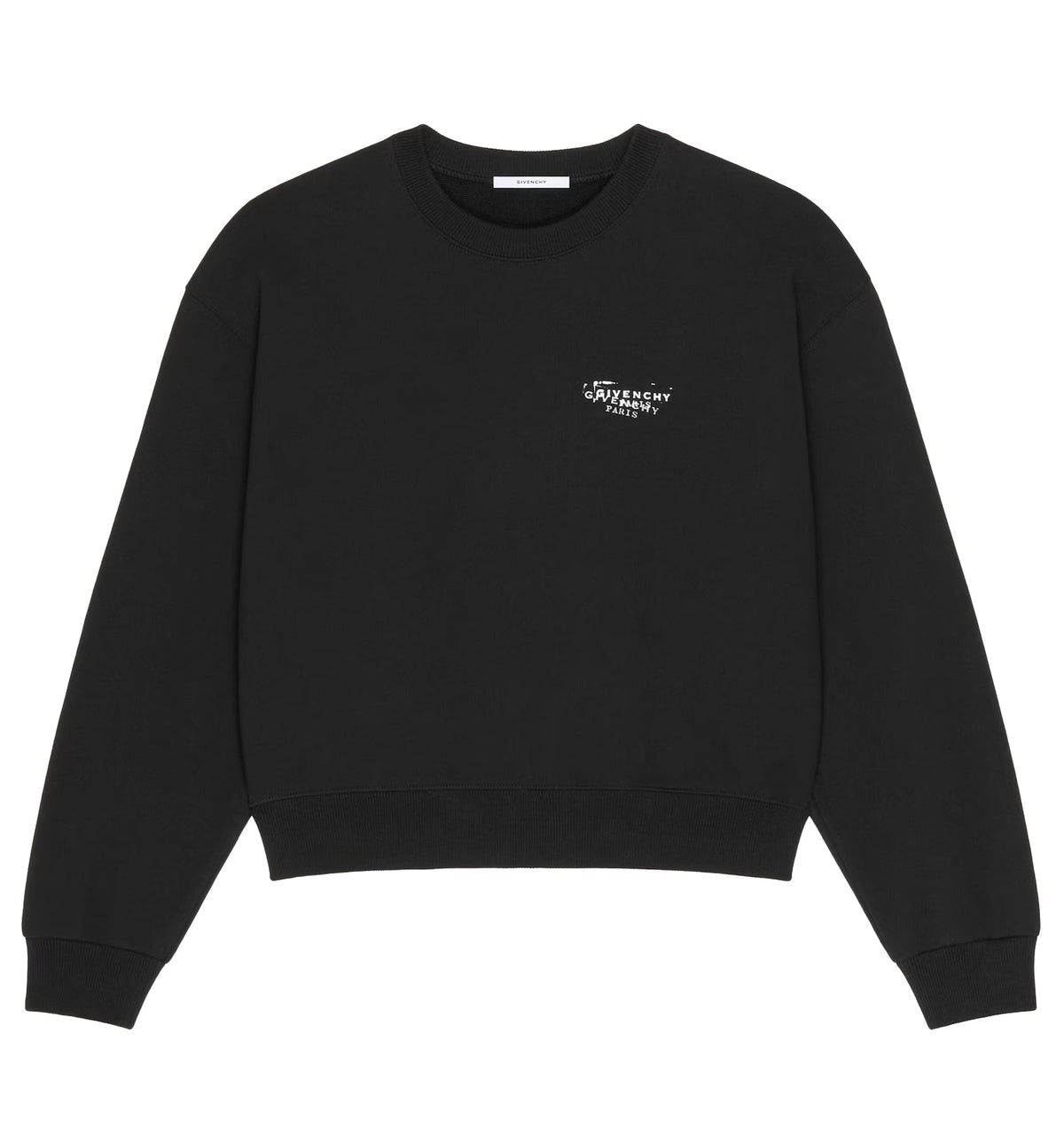 Sweatshirt in Fleece With Givenchy Stamp Print