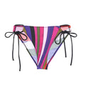 Iride Print Bikini Bottom with Ties