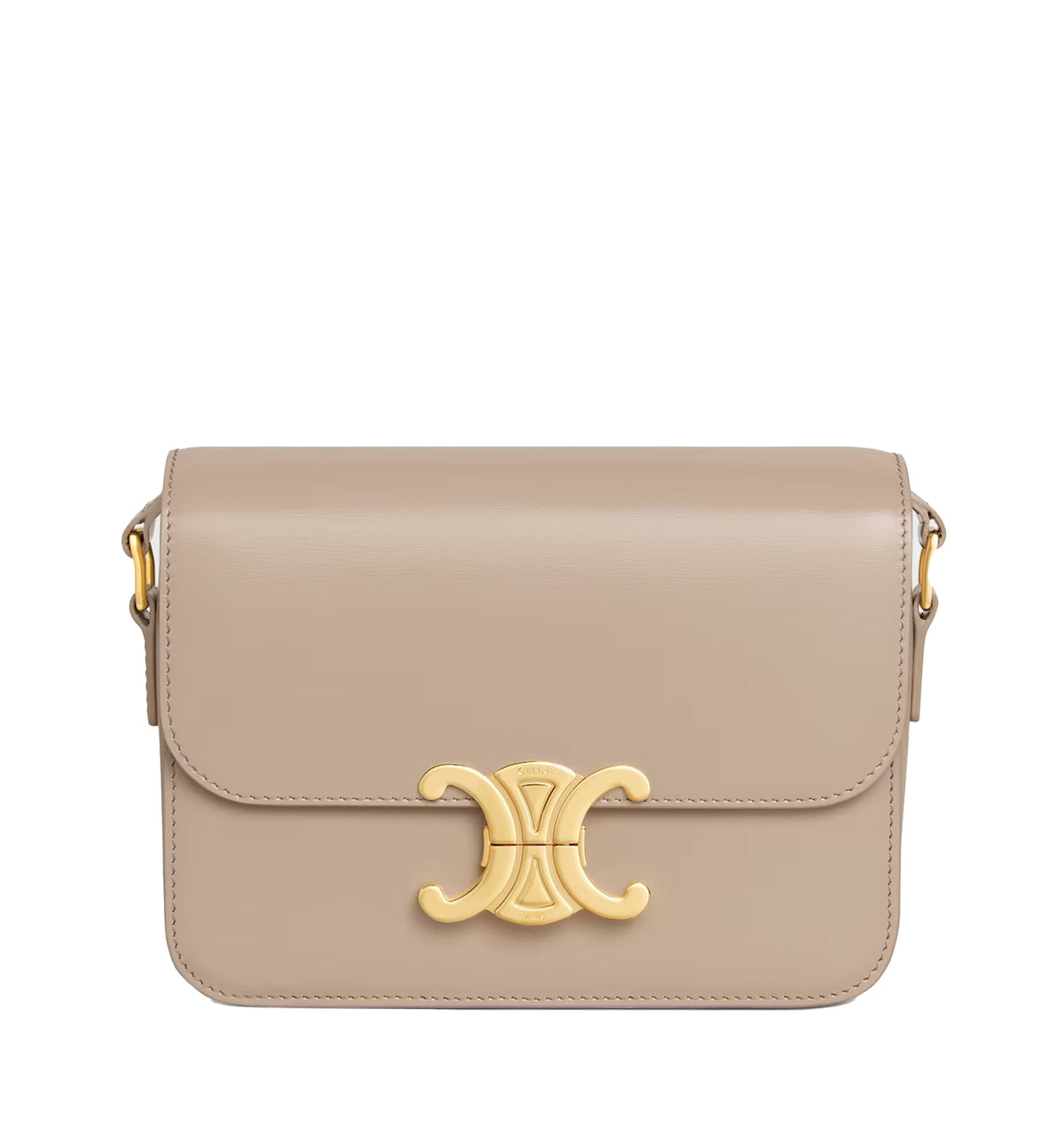 Teen Triomphe Bag in Shiny Calfskin