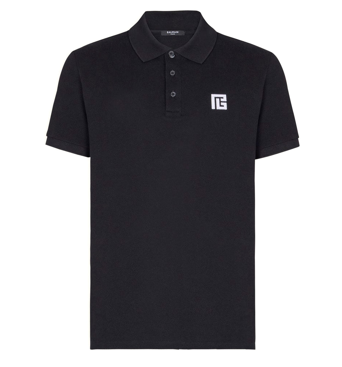 Embroidered cotton polo