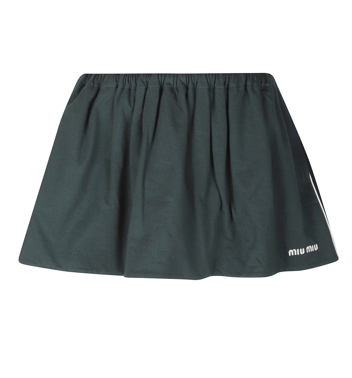 Cotton Jersey Miniskirt