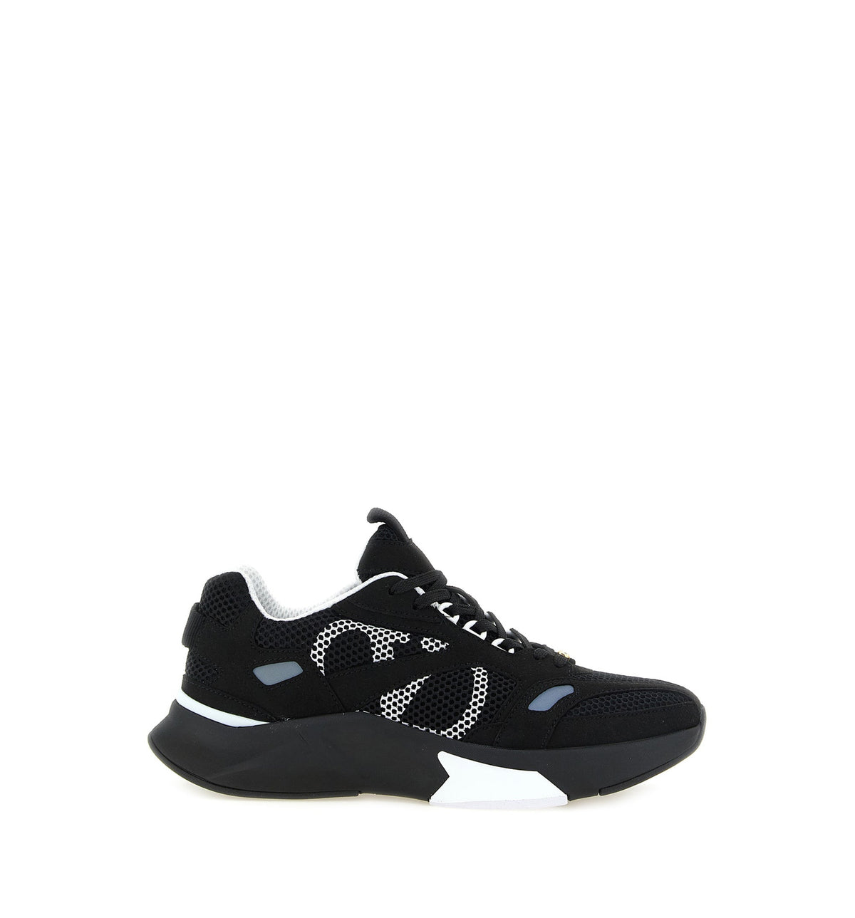 Demivee Trainer in Mesh Fabric with Suede Inserts