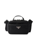 Re-Nylon and Saffiano leather shoulder bag